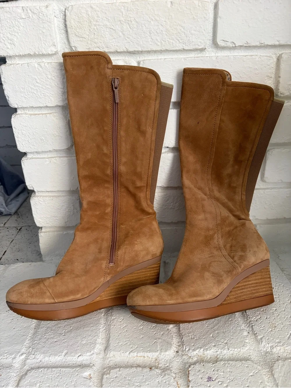 Tan Suede Boots